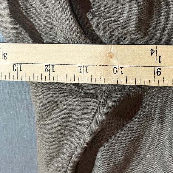 Sandro Sportswear Chino Pants Womens Size 8 Green Straight Leg High Rise Pockets - Picture 11 of 12